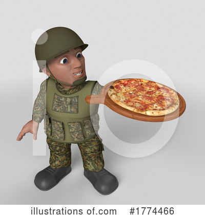 Royalty-Free (RF) Soldier Clipart Illustration by KJ Pargeter - Stock Sample #1774466