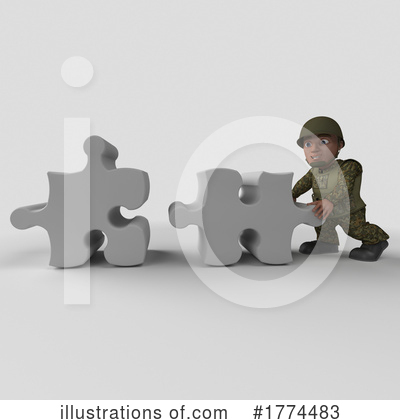 Royalty-Free (RF) Soldier Clipart Illustration by KJ Pargeter - Stock Sample #1774483