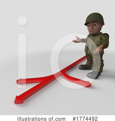 Royalty-Free (RF) Soldier Clipart Illustration by KJ Pargeter - Stock Sample #1774492