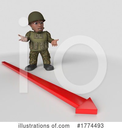 Royalty-Free (RF) Soldier Clipart Illustration by KJ Pargeter - Stock Sample #1774493