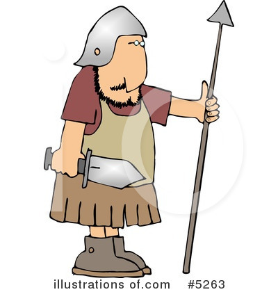 Royalty-Free (RF) Soldier Clipart Illustration by Dennis Cox - Stock Sample