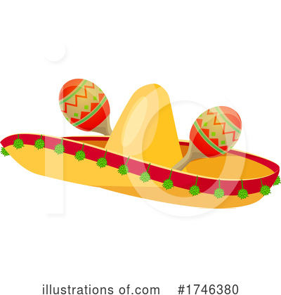 Royalty-Free (RF) Sombrero Clipart Illustration by Vector Tradition SM - Stock Sample #1746380