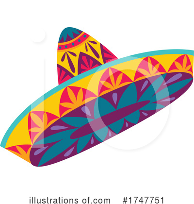 Royalty-Free (RF) Sombrero Clipart Illustration by Vector Tradition SM - Stock Sample #1747751