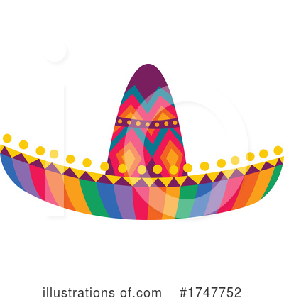 Royalty-Free (RF) Sombrero Clipart Illustration by Vector Tradition SM - Stock Sample #1747752