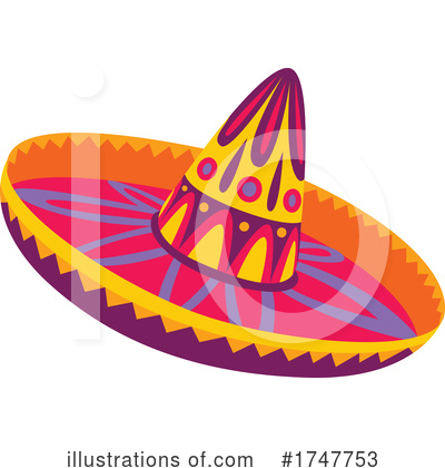Royalty-Free (RF) Sombrero Clipart Illustration by Vector Tradition SM - Stock Sample #1747753