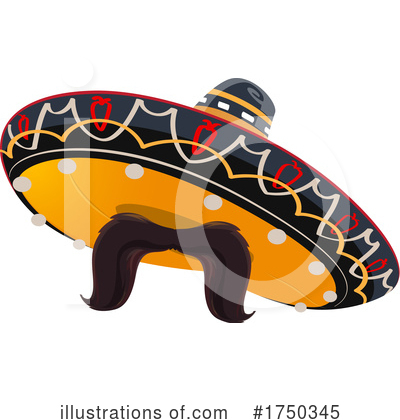 Royalty-Free (RF) Sombrero Clipart Illustration by Vector Tradition SM - Stock Sample #1750345