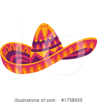 Royalty-Free (RF) Sombrero Clipart Illustration by Vector Tradition SM - Stock Sample #1758555