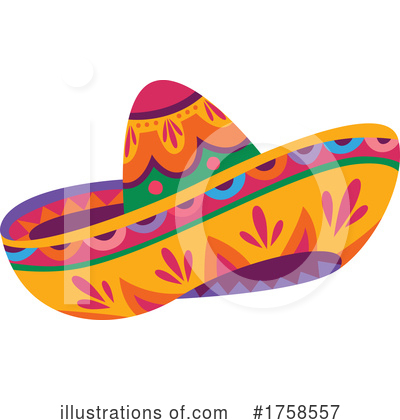 Royalty-Free (RF) Sombrero Clipart Illustration by Vector Tradition SM - Stock Sample #1758557