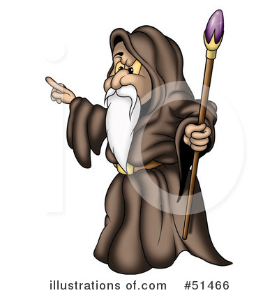Royalty-Free (RF) Sorcerer Clipart Illustration by dero - Stock Sample #51466