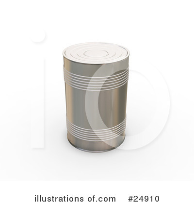 Royalty-Free (RF) Soup Cans Clipart Illustration by KJ Pargeter - Stock Sample #24910