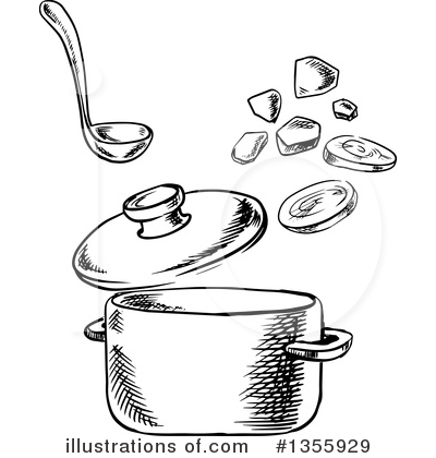 Royalty-Free (RF) Soup Clipart Illustration by Vector Tradition SM - Stock Sample #1355929