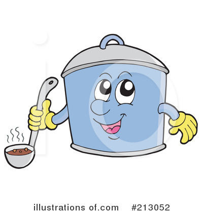 Royalty-Free (RF) Soup Clipart Illustration by visekart - Stock Sample #213052