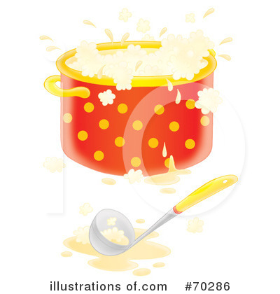 Royalty-Free (RF) Soup Clipart Illustration by Alex Bannykh - Stock Sample #70286