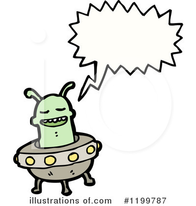 Royalty-Free (RF) Space Alien Clipart Illustration by lineartestpilot - Stock Sample #1199787