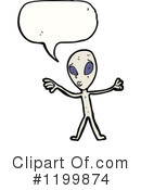 Space Alien Clipart #1199874 by lineartestpilot