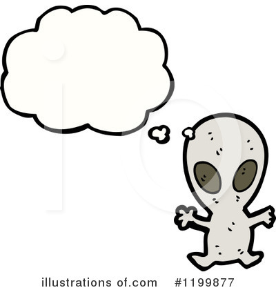 Royalty-Free (RF) Space Alien Clipart Illustration by lineartestpilot - Stock Sample #1199877