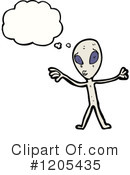 Space Alien Clipart #1205435 by lineartestpilot