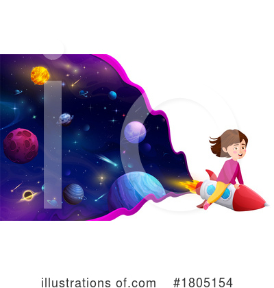 Royalty-Free (RF) Space Clipart Illustration by Vector Tradition SM - Stock Sample #1805154