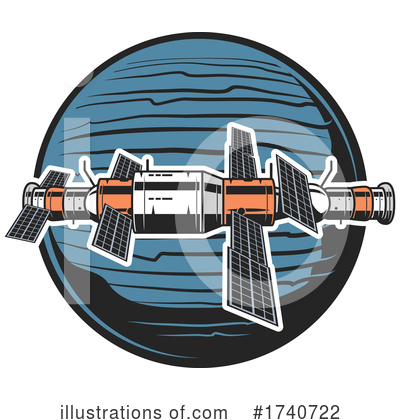 Royalty-Free (RF) Space Exploration Clipart Illustration by Vector Tradition SM - Stock Sample #1740722