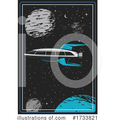 Royalty-Free (RF) Spacecraft Clipart Illustration by Vector Tradition SM - Stock Sample #1733821