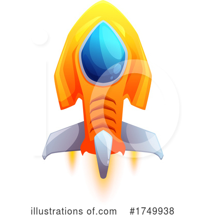 Royalty-Free (RF) Spaceship Clipart Illustration by Vector Tradition SM - Stock Sample #1749938