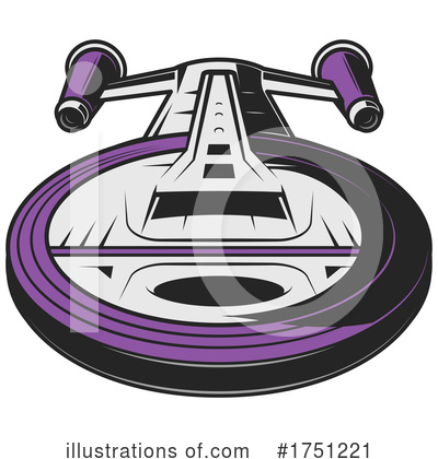 Space Ship Clipart #1751221 by Vector Tradition SM
