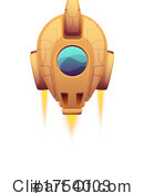Spaceship Clipart #1754003 by Vector Tradition SM