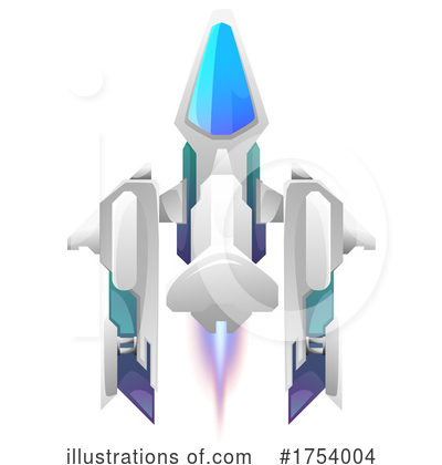 Spaceship Clipart #1754004 by Vector Tradition SM