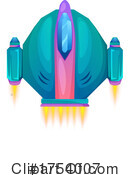 Spaceship Clipart #1754007 by Vector Tradition SM