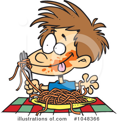 Spaghetti Clipart #1048366 by toonaday