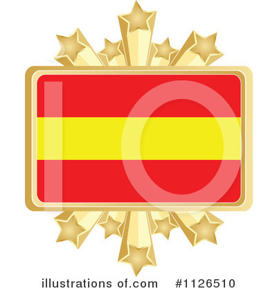 Spanish Flag Clipart #1126510 by Andrei Marincas