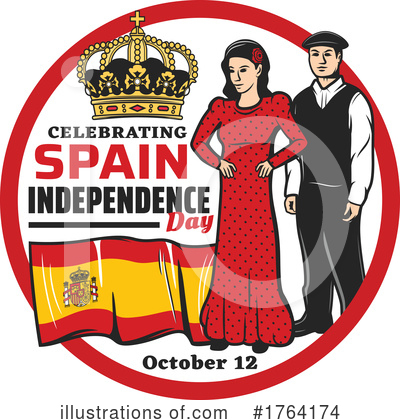 Spain Clipart #1764174 by Vector Tradition SM