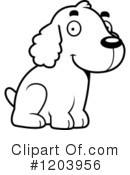 Spaniel Clipart #1203956 by Cory Thoman