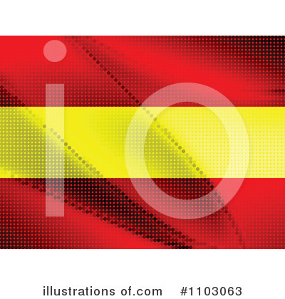 Royalty-Free (RF) Spanish Flag Clipart Illustration by Andrei Marincas - Stock Sample #1103063