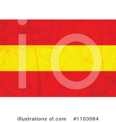 Spanish Flag Clipart #1103064 by Andrei Marincas
