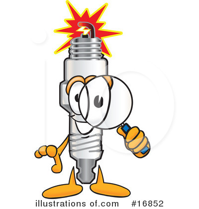 Spark Plug Character Clipart #16852 by Toons4Biz