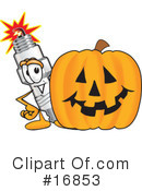 Spark Plug Character Clipart #16853 by Toons4Biz