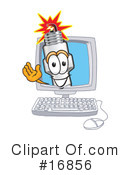 Spark Plug Character Clipart #16856 by Toons4Biz