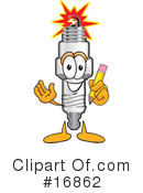 Spark Plug Character Clipart #16862 by Toons4Biz