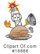 Spark Plug Character Clipart #16866 by Mascot Junction