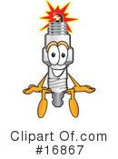 Spark Plug Character Clipart #16867 by Toons4Biz