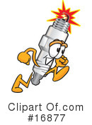 Spark Plug Character Clipart #16877 by Toons4Biz