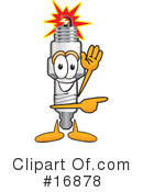 Spark Plug Character Clipart #16878 by Toons4Biz