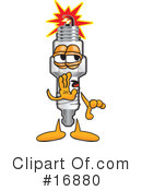 Spark Plug Character Clipart #16880 by Toons4Biz