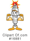 Spark Plug Character Clipart #16881 by Toons4Biz