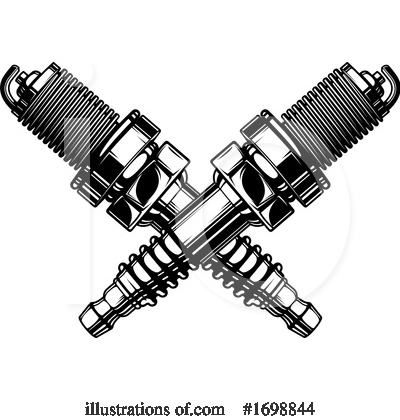 Royalty-Free (RF) Spark Plugs Clipart Illustration by Vector Tradition SM - Stock Sample #1698844