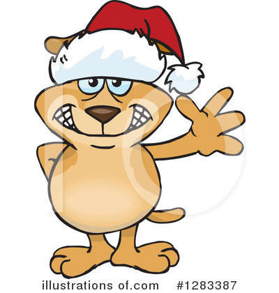 Royalty-Free (RF) Sparkey Dog Clipart Illustration by Dennis Holmes Designs - Stock Sample #1283387