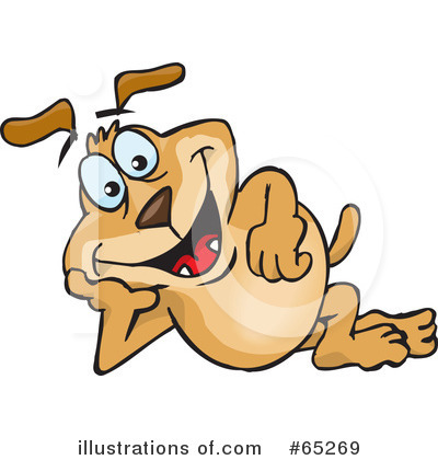 Royalty-Free (RF) Sparkey Dog Clipart Illustration by Dennis Holmes Designs - Stock Sample #65269