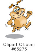Sparkey Dog Clipart #65275 by Dennis Holmes Designs