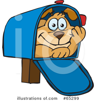 Royalty-Free (RF) Sparkey Dog Clipart Illustration by Dennis Holmes Designs - Stock Sample #65299